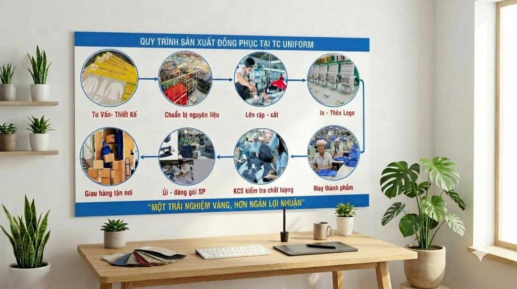 Kinh nghiệm đặt may đồng phục TPHCM: quy trình 5 bước chuẩn 6 2