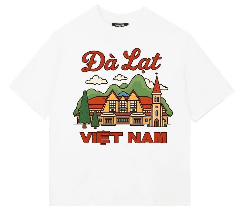 Áo Thun Du Lịch Theo Yêu Cầu: In Địa Danh, Logo Đoàn và Đặt Số Lượng Lớn 5 áo thun du lịch theo yêu cầu in địa danh Đà Lạt