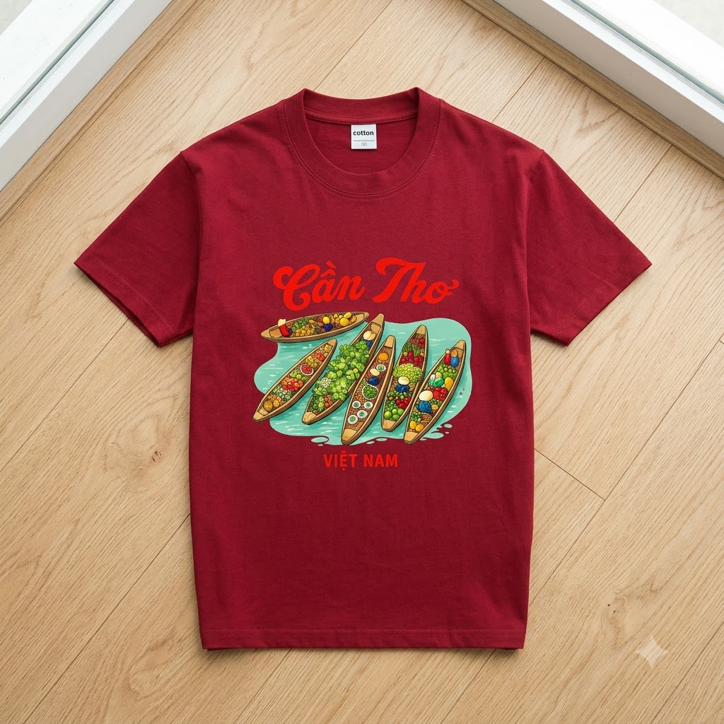 Áo thun du lịch theo yêu cầu