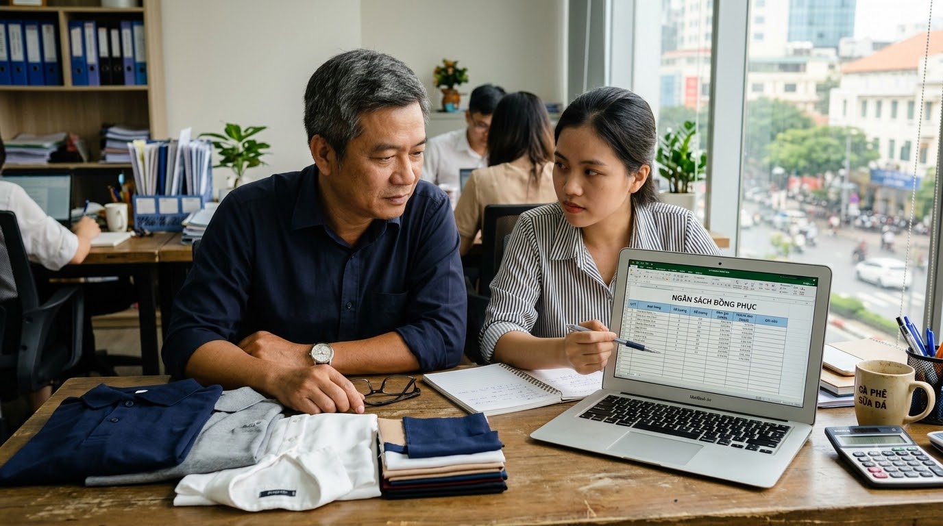 Kinh nghiệm đặt may đồng phục TPHCM: quy trình 5 bước chuẩn 11 Đặt may đồng phục TPHCM