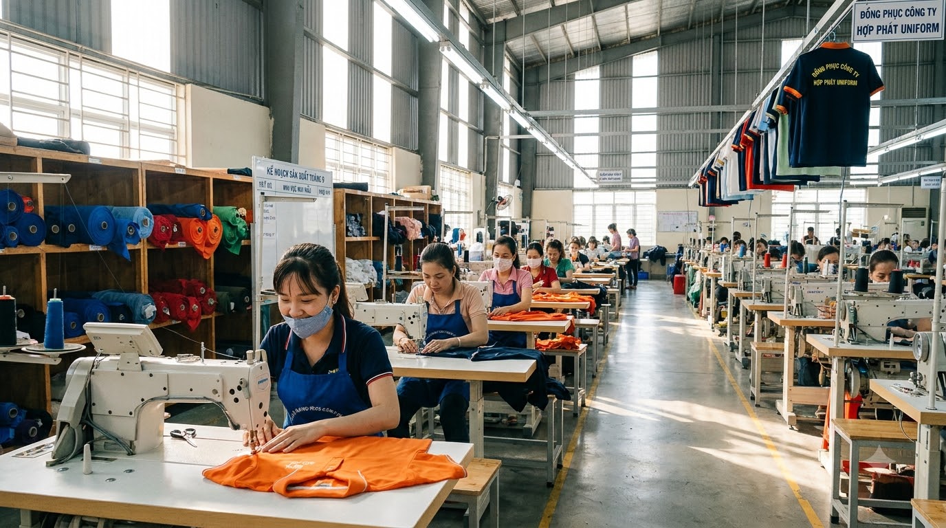 Công ty may đồng phục TPHCM: tiêu chí chọn xưởng uy tín 13 Công ty may đồng phục tphcm