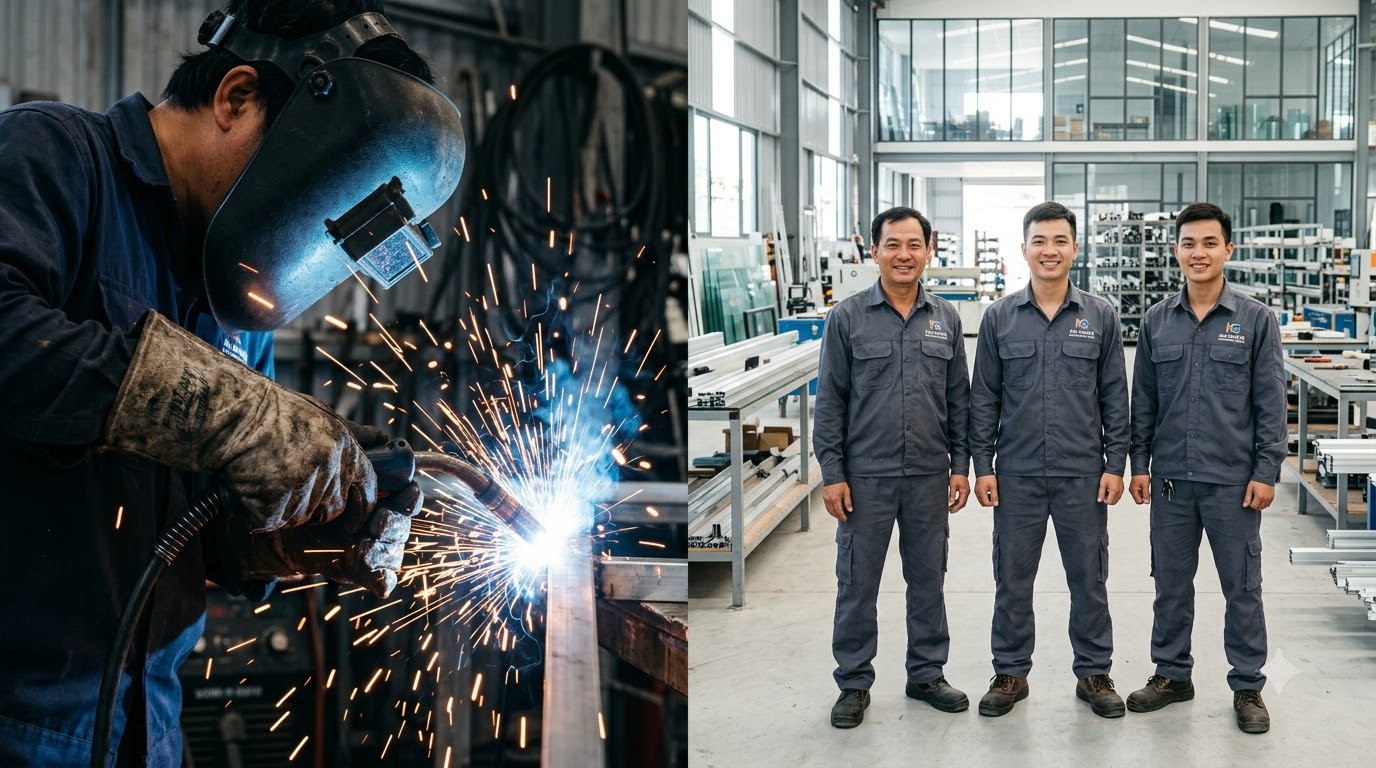 Đồng phục công ty cơ khí