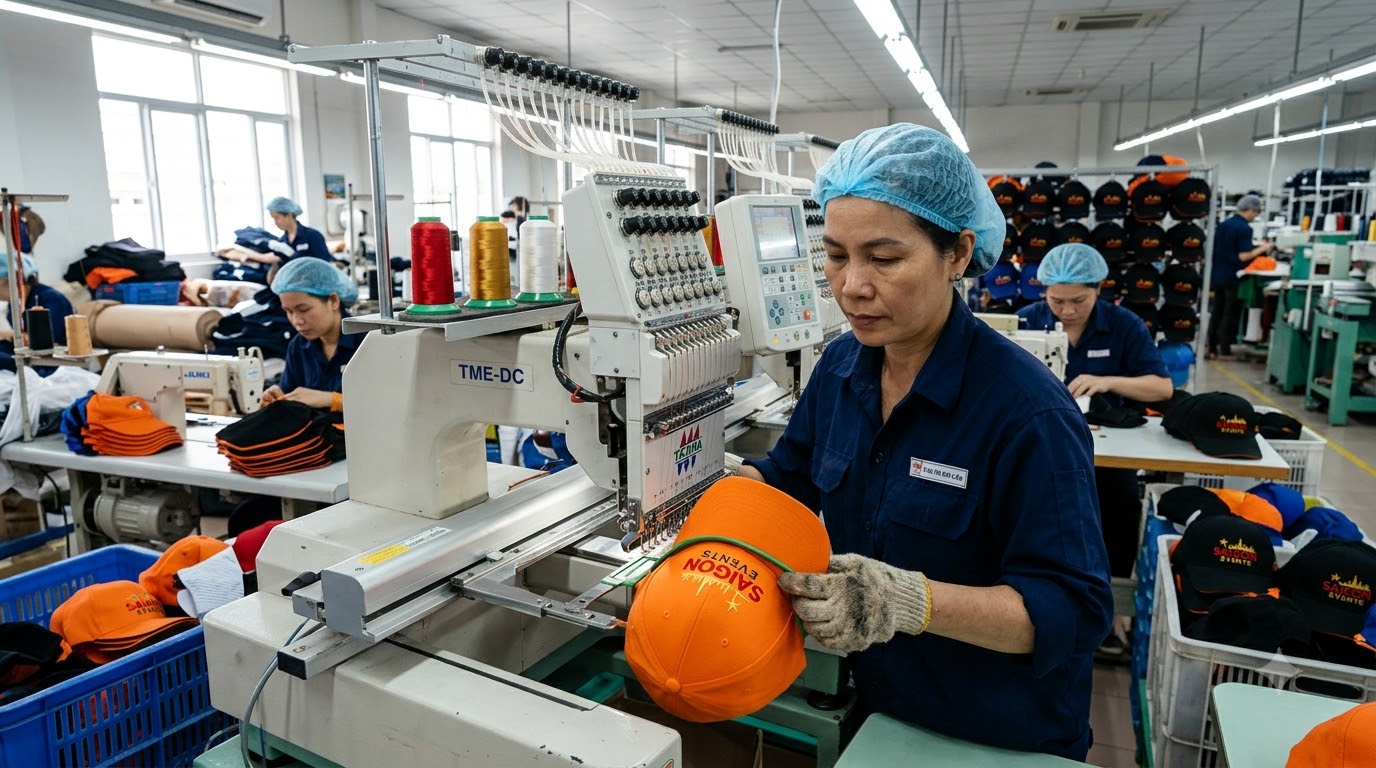 Nón quảng cáo sự kiện du lịch