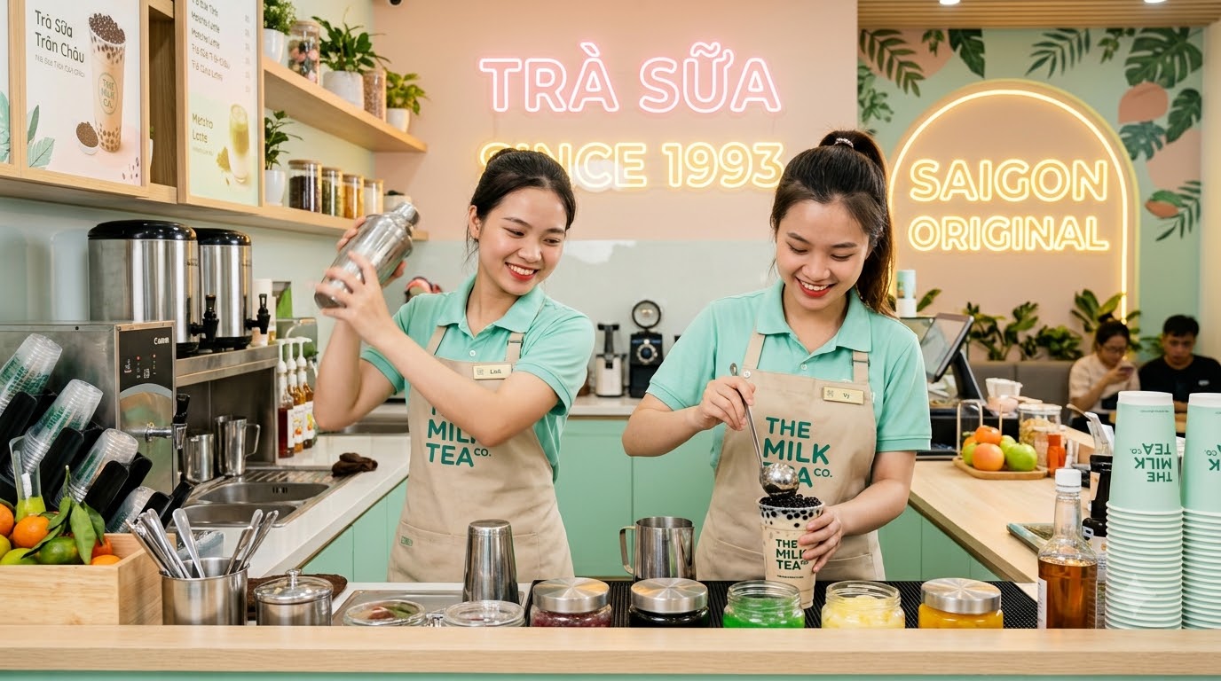 Đồng Phục Trà Sữa