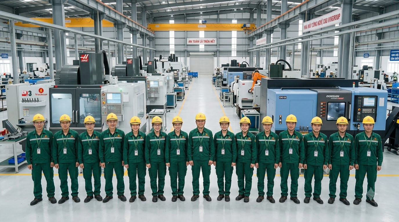Đồng phục công ty cơ khí