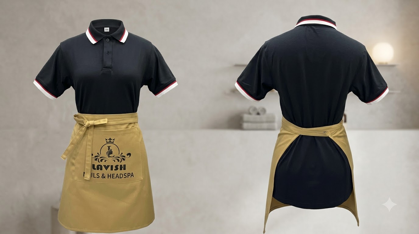 Tạp dề bếp đồng phục: phân biệt các loại và cách chọn đúng theo vị trí 10 Tạp dề bếp