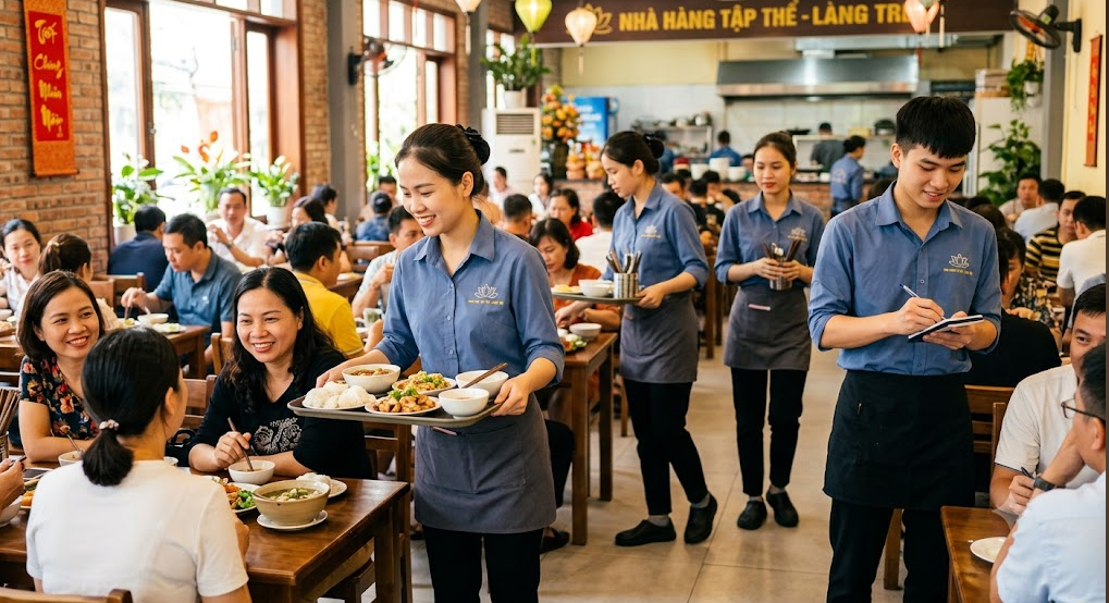 May đồng phục nhà hàng TPHCM