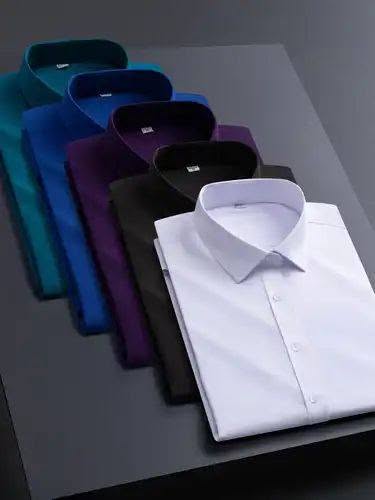 May đồng phục công sở TPHCM: bộ sơ mi - chân váy - vest cho doanh nghiệp 10 bảng màu 6 áo sơ mi công sở — xanh ngọc, xanh dương, tím, đen, nâu, trắng