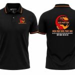 ao thun polo den cam dong phuc dien may